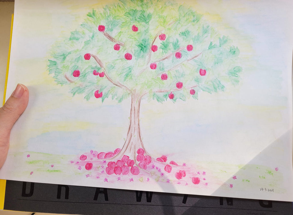 i-agape our story apple tree drawing